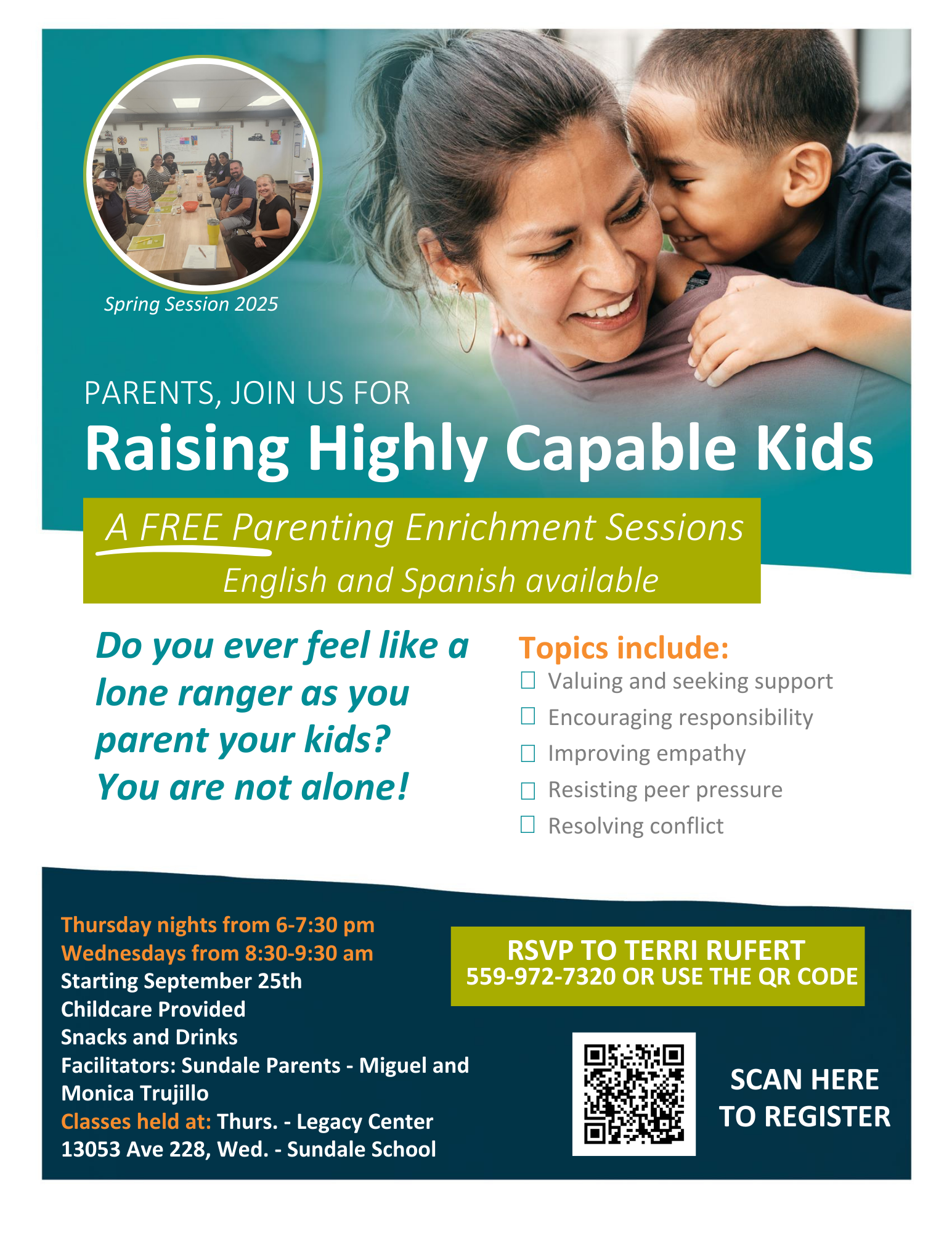 raising highly capable kids flyer